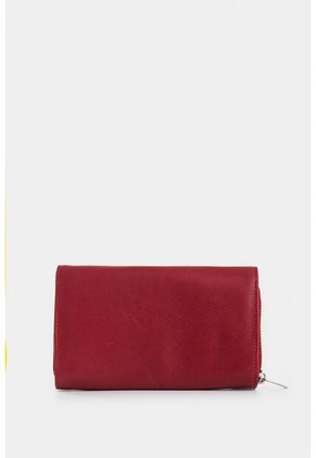 Billeteria Palma De Cuero Folia Para Mujer Efecto Croco Billeteria Palma De Cuero Folia Para Mujer Efecto Croco Rojo Vélez