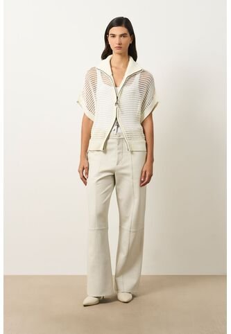 Chaleco Tejido Tika Para Mujer Oversized Chaleco Tejido Tika Para Mujer Oversized Crema S VÉLEZ Vélez