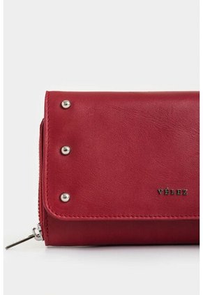 Billeteria Palma De Cuero Folia Para Mujer Efecto Croco Billeteria Palma De Cuero Folia Para Mujer Efecto Croco Rojo Vélez