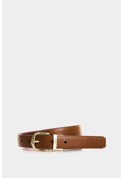 Cinturón Doble Faz De Cuero Para Mujer Abombado Cinturón Doble Faz De Cuero Para Mujer Abombado Miel XL Vélez
