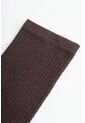 Calcetines Media Pierna De Algodón Con Jacquard Para Hombre Diseño Unicolor Calcetines Media Pierna De Algodón Con Jacquard Para Hombre Diseño Unicolor Cafe XS VÉLEZ de Vélez