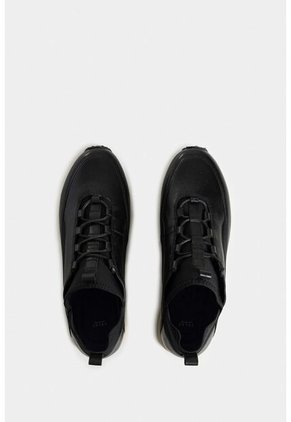 Tenis Neo 2 De Cuero Para Hombre Con Perforaciones Láser Tenis Neo 2 De Cuero Para Hombre Con Perforaciones Láser Negro 44 VÉLEZ