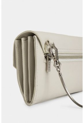 Porta Chequera Kauai De Cuero Para Mujer Estructurada Porta Chequera Kauai De Cuero Para Mujer Estructurada Blanco VÉLEZ
