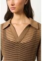 Polo Tejida Lascar Para Mujer Fit Holgado Polo Tejida Lascar Para Mujer Fit Holgado Miel M VÉLEZ de Vélez