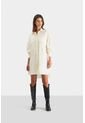 Vestido Gobi Camisero Para Mujer Inspiración Cargo Vestido Gobi Camisero Para Mujer Inspiración Cargo Crema 05 Vélez de Vélez