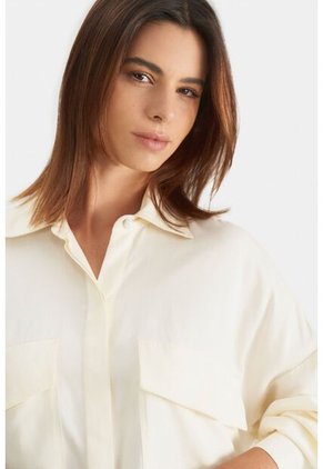 Vestido Gobi Camisero Para Mujer Inspiración Cargo Vestido Gobi Camisero Para Mujer Inspiración Cargo Crema 05 Vélez