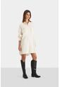 Vestido Gobi Camisero Para Mujer Inspiración Cargo Vestido Gobi Camisero Para Mujer Inspiración Cargo Crema 05 Vélez de Vélez