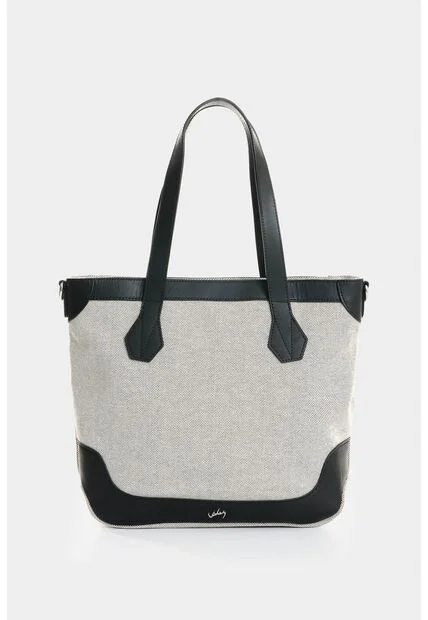 Shopping En Lona Y Cuero Para Mujer Aurelia Shopping En Lona Y Cuero Para Mujer Aurelia Arena VÉLEZ