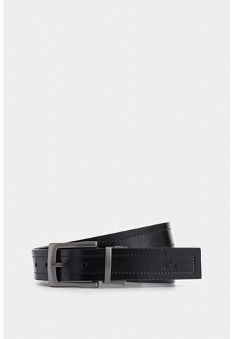 Cinturón Doble Faz Kafka De Cuero Para Hombre Hebilla Reversible Cinturón Doble Faz Kafka De Cuero Para Hombre Hebilla Reversible Combinado 38 VÉLEZ Vélez
