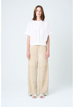 Camisa Topacio Para Mujer Cuello Nerú Camisa Topacio Para Mujer Cuello Nerú Blanco L VÉLEZ