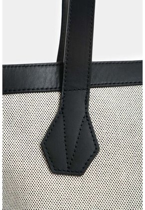 Shopping En Lona Y Cuero Para Mujer Aurelia Shopping En Lona Y Cuero Para Mujer Aurelia Arena VÉLEZ