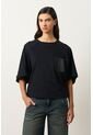 Camiseta Ópalo Para Mujer Manga Ranglan Camiseta Ópalo Para Mujer Manga Ranglan Negro L VÉLEZ de Vélez