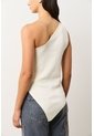 Top Tejido Asimetrico Para Mujer Quimera Top Tejido Asimetrico Para Mujer Quimera Crema M VÉLEZ de Vélez
