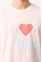 Camiseta Cropped En Algodón Para Hombre I Love Latinas Camiseta Cropped En Algodón Para Hombre I Love Latinas Rosado XS VÉLEZ de Vélez