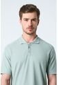 Polo Para Hombre Semi Fit Detalle Jacquard Polo Para Hombre Semi Fit Detalle Jacquard Agua Marina L VÉLEZ de Vélez