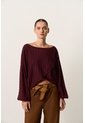 Sweater Oversize Tejido Para Mujer Cayena Sweater Oversize Tejido Para Mujer Cayena Vinotinto XS VÉLEZ de Vélez