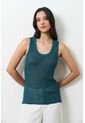 Camiseta Tejida Para Mujer Efecto Metalizado Lúrex Camiseta Tejida Para Mujer Efecto Metalizado Lúrex Azul Aguamarina L VÉLEZ de Vélez