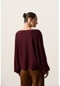 Sweater Oversize Tejido Para Mujer Cayena Sweater Oversize Tejido Para Mujer Cayena Vinotinto XS VÉLEZ de Vélez