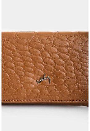 Billetera De Cuero Grabado Para Mujer Verona Billetera De Cuero Grabado Para Mujer Verona Miel VÉLEZ