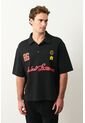 Polo Cropped En Algodón Para Hombre Primavera Polo Cropped En Algodón Para Hombre Primavera Negro XS VÉLEZ de Vélez