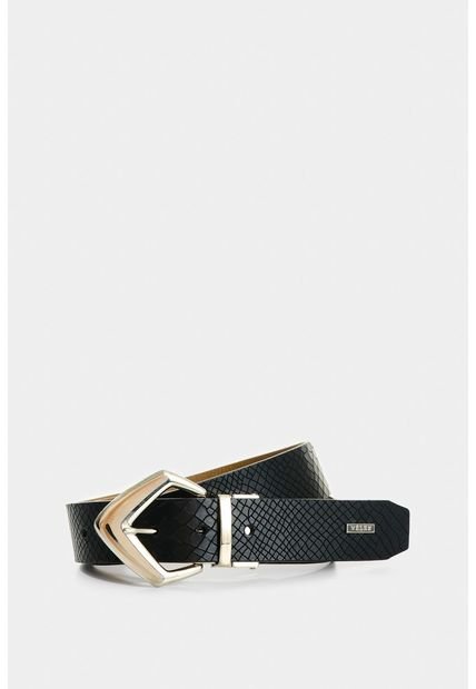 Cinturón Doble Faz Solan De Cuero Para Mujer Textura Serpiente Cinturón Doble Faz Solan De Cuero Para Mujer Textura Serpiente Negro M Vélez