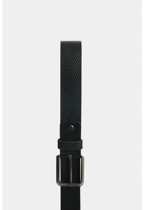 Cinturón Unifaz De Cuero Grabado Para Hombre Loa Cinturón Unifaz De Cuero Grabado Para Hombre Loa Negro 42 VÉLEZ
