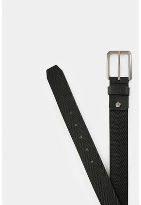 Cinturón Unifaz De Cuero Grabado Para Hombre Loa Cinturón Unifaz De Cuero Grabado Para Hombre Loa Negro 42 VÉLEZ