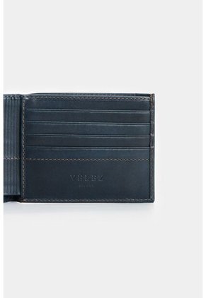 Billetera De Cuero Para Hombre Costuras 3 Billetera De Cuero Para Hombre Costuras 3 Azul Oscuro VÉLEZ