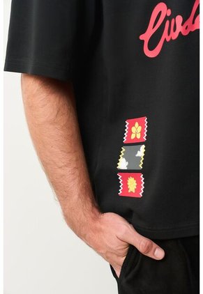 Polo Cropped En Algodón Para Hombre Primavera Polo Cropped En Algodón Para Hombre Primavera Negro XS VÉLEZ