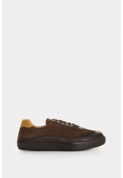 Tenis Clima De Cuero Para Hombre Efecto Escribiente Tenis Clima De Cuero Para Hombre Efecto Escribiente Cafe 46 VÉLEZ