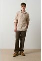 Camisa Manga Larga Regular Fit Para Hombre Faro Camisa Manga Larga Regular Fit Para Hombre Faro Arena XL VÉLEZ de Vélez