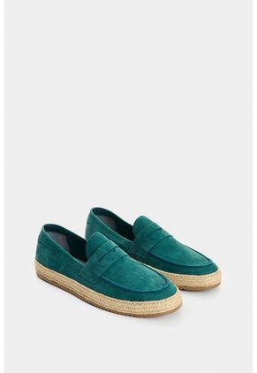 Mocasines De Cuero Gamuzado Para Hombre Ocean Mocasines De Cuero Gamuzado Para Hombre Ocean Azul Aguamarina 44 VÉLEZ