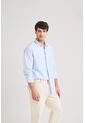 Camisa Oxford Manga Larga Calagua Para Hombre Semifitted Camisa Oxford Manga Larga Calagua Para Hombre Semifitted Azul Claro L VÉLEZ de Vélez