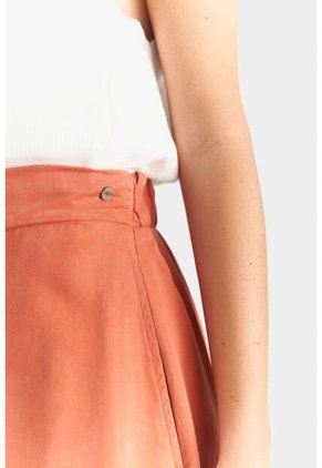 Falda En Tejido Plano Para Mujer Inspiración Retro Falda En Tejido Plano Para Mujer Inspiración Retro Naranja 08 Vélez