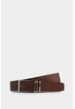 Cinturón Doble Faz De Cuero Para Hombre Doble Pasador Cinturón Doble Faz De Cuero Para Hombre Doble Pasador Miel 42 VÉLEZ de Vélez