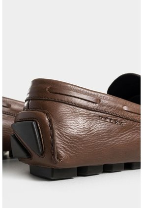 Mocasines Oporto De Cuero Para Hombre Efecto Tamponado Mocasines Oporto De Cuero Para Hombre Efecto Tamponado Cafe 39 VÉLEZ