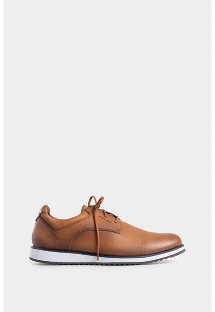 Zapatos Cordón Piero De Cuero Para Hombre Suela Con Apariencia Deportiva Zapatos Cordón Piero De Cuero Para Hombre Suela Con Apariencia Deportiva Miel 42 VÉLEZ