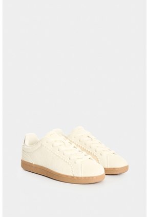 Tenis En Carnaza Y Cuero Pelo Para Mujer Fur Slide Tenis En Carnaza Y Cuero Pelo Para Mujer Fur Slide Blanco 40 VÉLEZ