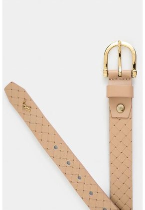 Cinturón Unifaz Aka 2.0 De Cuero Para Mujer Grabado Cinturón Unifaz Aka 2.0 De Cuero Para Mujer Grabado Beige L VÉLEZ