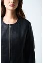 Chaqueta De Cuero Tejido Para Mujer Woven Chaqueta De Cuero Tejido Para Mujer Woven Negro XXL VÉLEZ de Vélez