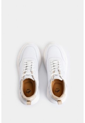 Tenis Mori 3 De Cuero Para Mujer Silueta Deportiva Tenis Mori 3 De Cuero Para Mujer Silueta Deportiva Blanco 36 VÉLEZ