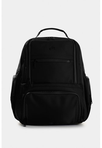Morral Edén En Lona Y Cuero Para Hombre Multifuncional Morral Edén En Lona Y Cuero Para Hombre Multifuncional Negro VÉLEZ Vélez