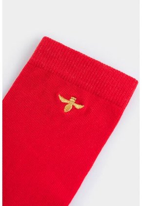 Calcetines Media Pierna San Jacinto Para Mujer Bordado Abeja Calcetines Media Pierna San Jacinto Para Mujer Bordado Abeja Rojo XS VÉLEZ