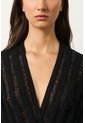 Cárdigan Tipo Poncho Tejido Para Mujer Quena Cárdigan Tipo Poncho Tejido Para Mujer Quena Negro XL VÉLEZ de Vélez
