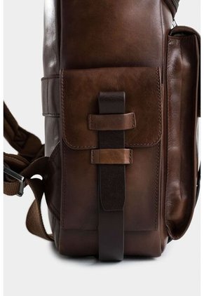 Morral Archaeology De Cuero Semi Brillante Para Hombre Ajuste Chapas Morral Archaeology De Cuero Semi Brillante Para Hombre Ajuste Chapas Miel VÉLEZ