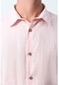 Camisa En Lino Manga Corta Siena Para Hombre Camisa En Lino Manga Corta Siena Para Hombre Rosado S VÉLEZ de Vélez