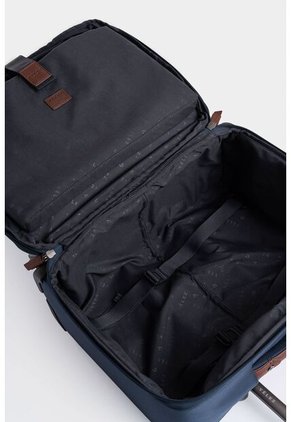 Maleta Ejecutiva Lona Por Cuero 16 Pulgadas Living Azul Oscuro Maleta Ejecutiva Lona Por Cuero 16" Living Azul Oscuro VÉLEZ