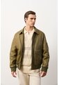 Chaqueta Aviador De Cuero Para Hombre Nila Chaqueta Aviador De Cuero Para Hombre Nila Verde Oliva XXL VÉLEZ de Vélez