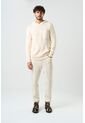 Sweater Semi Fit Tejido Para Hombre Oroa Sweater Semi Fit Tejido Para Hombre Oroa Crema M VÉLEZ de Vélez