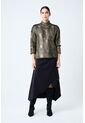 Sweater Rock En Tejido Rectilíneo Para Mujer Efecto Metalizado Sweater Rock En Tejido Rectilíneo Para Mujer Efecto Metalizado Oro Dorado XS VÉLEZ de Vélez
